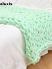 Chunky Knit Wool Blanket - Perfect for Sherpa Blankets