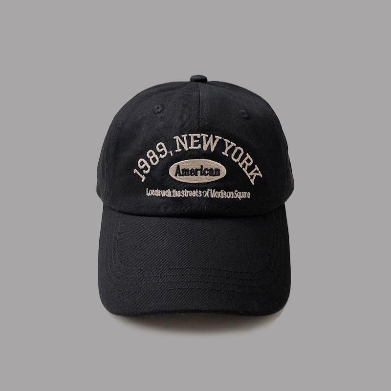 Korean Retro Baseball Caps for Women Are Versatile In Autumn and Winter  and Street Letter Embroidered Baseball Caps for Couples In Summer