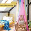 Single Door Color Ceiling Mosquito Net Installation-free Children's Indoor and Outdoor New Crib Mantle Blackout Curtain Folding