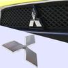ABS for Mitsubishi Lancer ASX Colt Pajero V7 Outlander Eclipse Delica EVO Car Front Grille Badge Decal Cover Rear Emblem