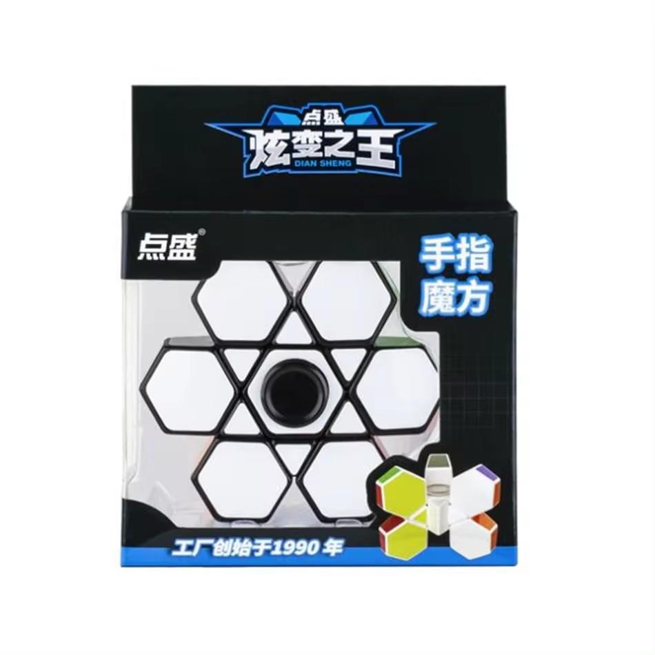 

DianSheng Finger Rotation Six Axis One layers Magic Cube White/Black Speed Cube Professional Cubo Magico Toy For Kids Gift