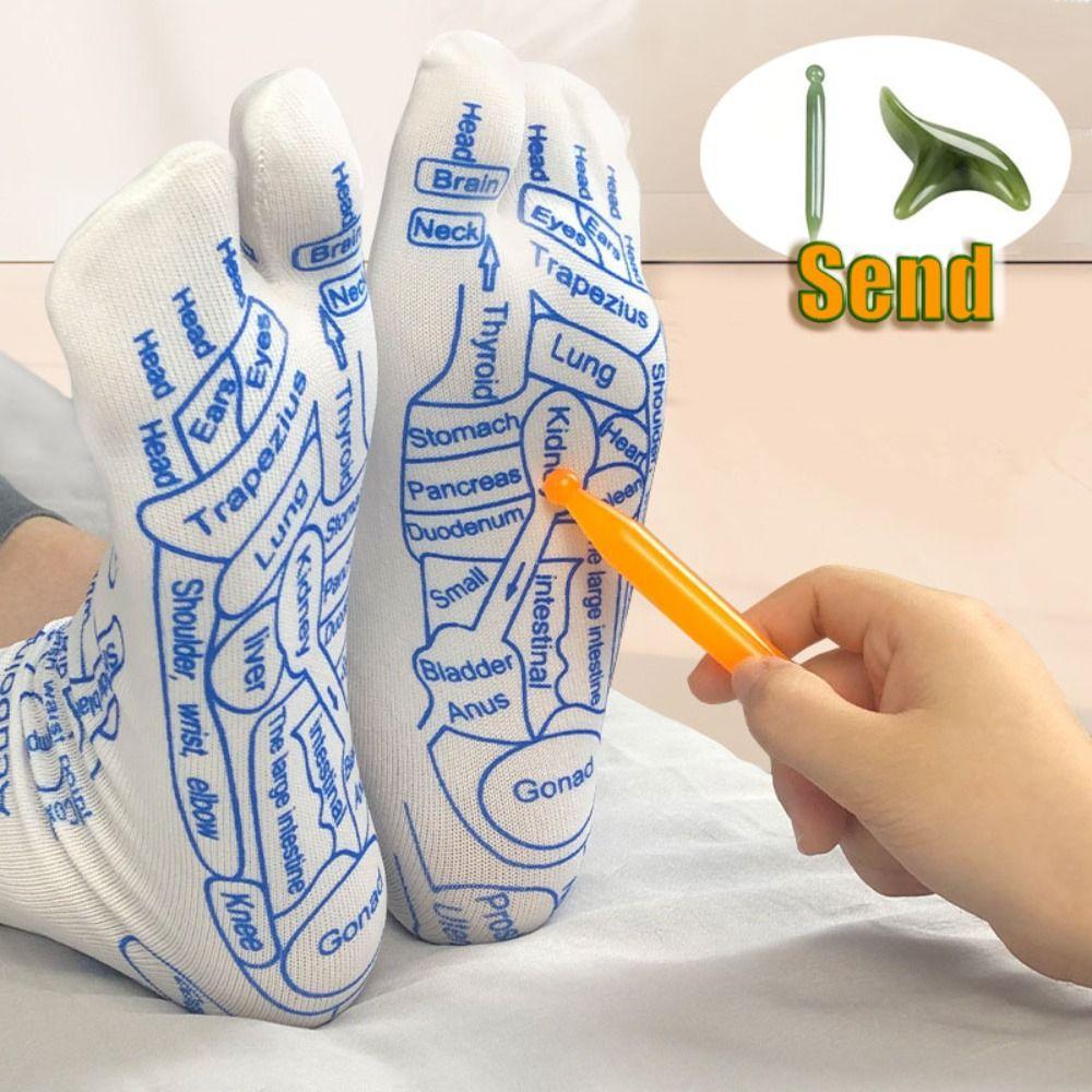 Professional Massage Socks With Massager Hand Spa Reflexology Socks Women And Men