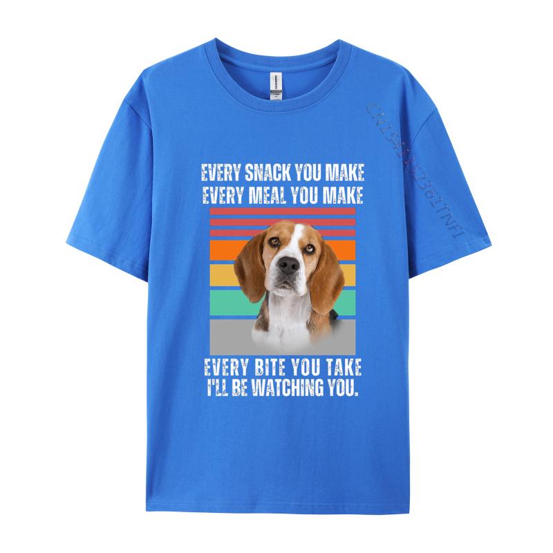 Beagle Every Snack You Make Every Meal You Make T Shirt Graphic TShirts Men Tee Shirt Unique Tshirts Oversized