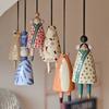 Clopoțel Ceramic Lucrat Manual Pictat Manual Ton de Apel Blând Vindecător Sunet Moale Crocant Clopoțel Pelerină Păpușă Agățat Decorativ Cadou Accent