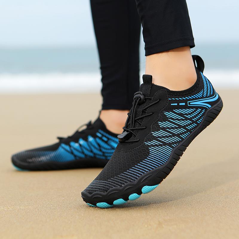 Foldable Breathable Aqua Shoes Unisex Quick Dry Barefoot Water Sneakers for Seaside Snorkeling Surfing Beach Wading Walking