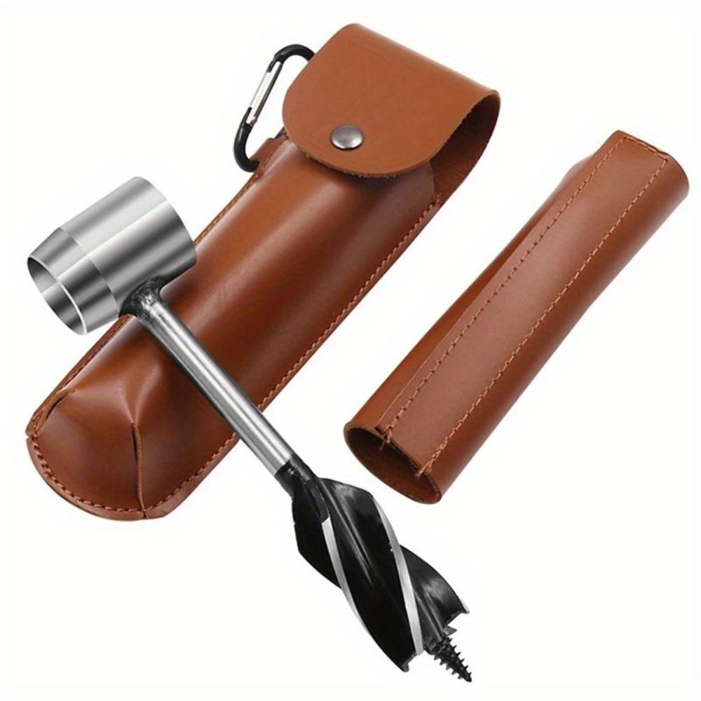 Dschungel-Überlebenswerkzeuge, Kompatibel mit Dschungel-Rucksäcken und Camping, Rucksack-Campingausrüstungskit Outdoor-Holzlochhersteller Outdoor-Rückwand