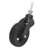 6in Wheelchair Tire Universal PU Hub PVC Tire Steel Strong Bearing Wheelchair Front Castor Wheel