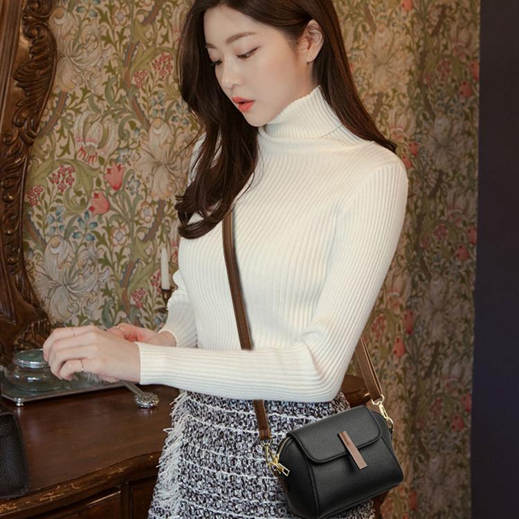 Veske 2023 våren Ny stil veske Trendy Crossbody veske Myk liten veske Mote Allsidig liten en skulder dameveske