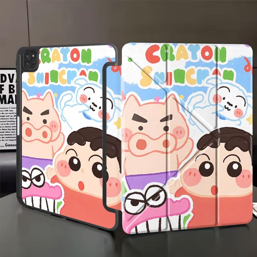 

Holder Cover Tablet Case For iPad Air 4 5 M3 M2 1 2 M4 11inch Mini 6 7 Pro 11th 10th 9th 8th 7th 12.9inch Pro 2025 Cute Cra-yons iPad Mini 7 8.3