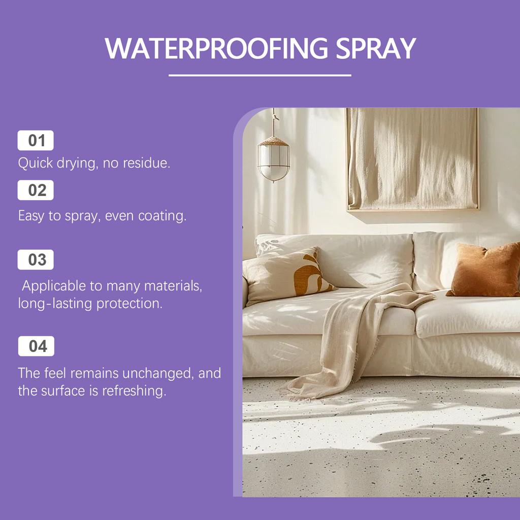 Fabric Waterproofing Spray Suitable For Sofas Carpets Outdoor Upholstery Wellies And Tents Stain Resistant Protective Agent