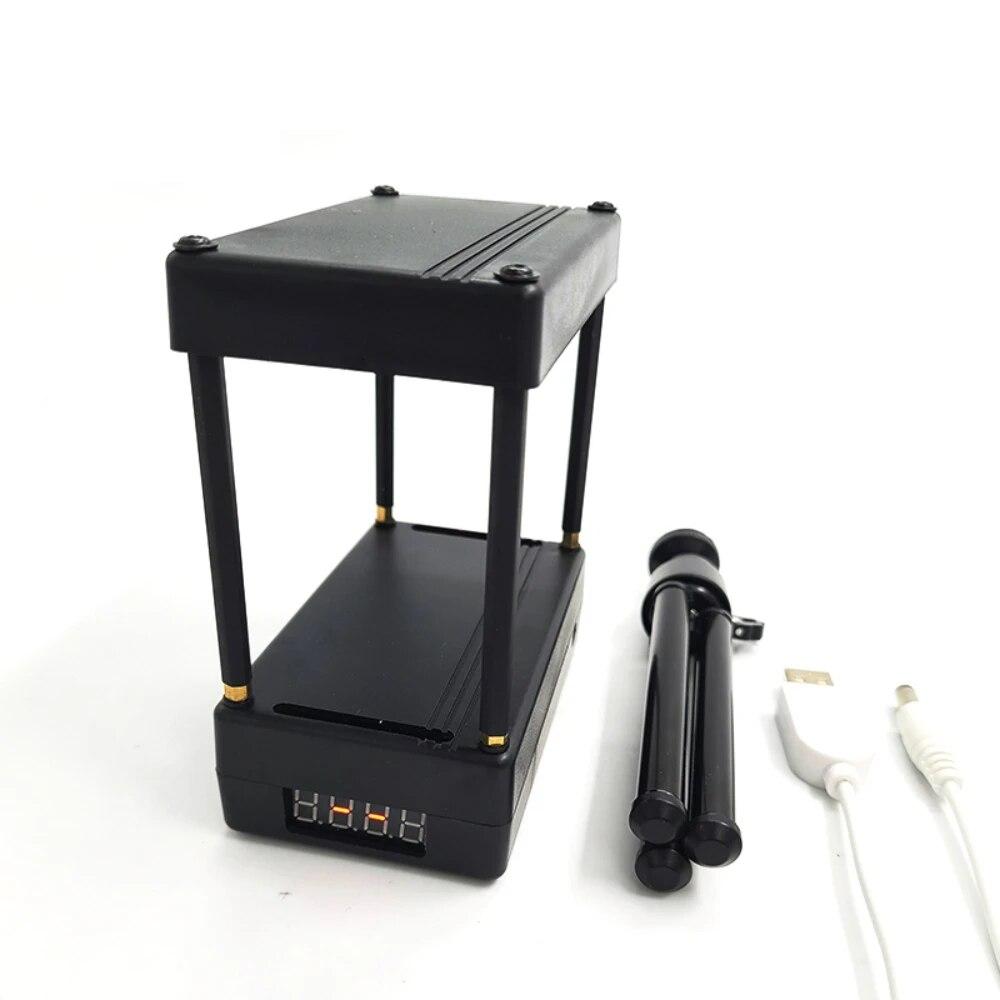 

Високочутливий багатофункціональний пристрій для стрільби Вимірювач швидкості м’яча Вимірювання енергії Стрільба Хронограф Швидкість кулі чорний