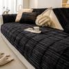 Sofa Cushion  New Winter Plush Warm Non-Slip Seat Cushion Backrest Towel Simple High-End Leather Sofa Cover