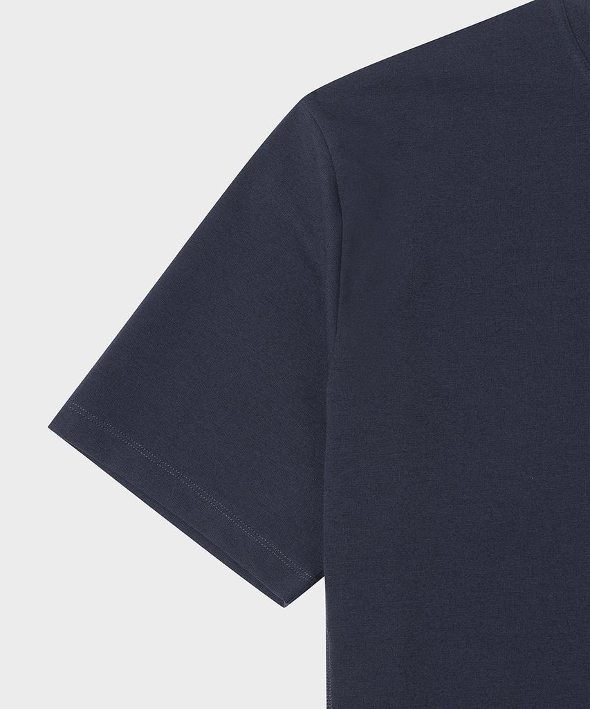 Teildeon Solid Cool Touch T-Shirts Dark Navy