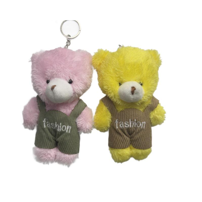 In Stock: Cartoon Little Bear Pendant Plush Toy Keychain