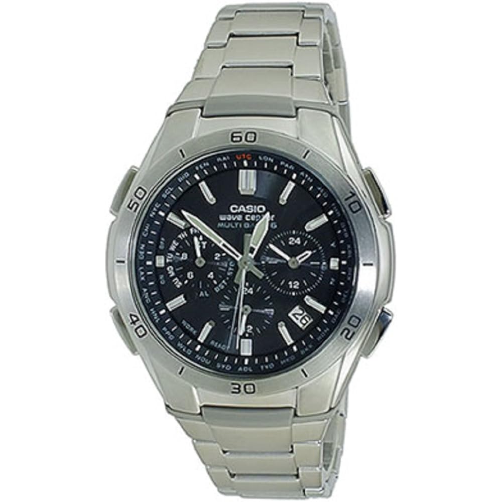 [Casio] CASIO Wave Scepter Radio Wave Solar Watch WVQ-M410DE-1A2JF Black (Men s) [Genuine Domesti...