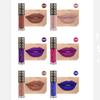 Mist matte purple blue green black European and American lipstick not stained with cup lip gloss lip glaze