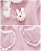 2025 New Style Baby Girls' Fleece-Lined Cartoon Outfit - Thickened Autumn/Winter Fashion