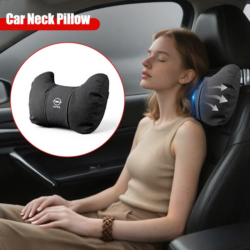 zjvg1 Car Neck Pillows Breathable Headrest Car Seat Neck Protector Pillow For Opel Vauxhall OPC Insignia Antara Corsa J D H Kadett GT