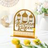 Ramadan Ornament Eid Mubarak Ornament 2024 Ramadan Decoration For Home Islamic Muslim Party Decor Ramadan Kareem AL Adha