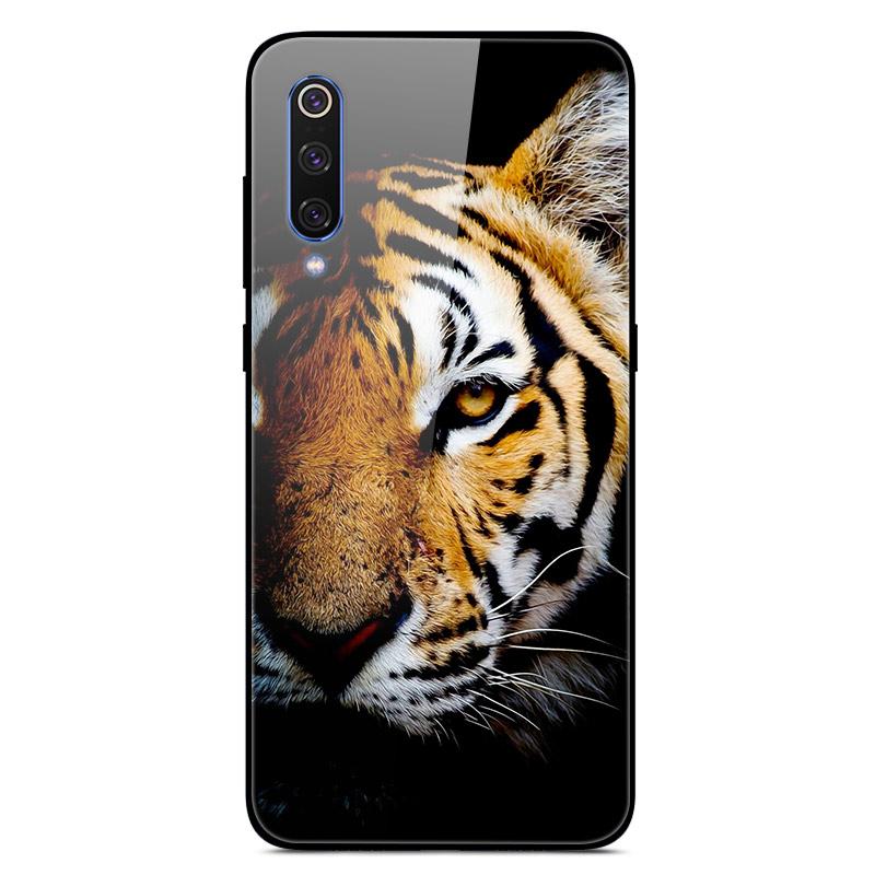 For Xiaomi Mi 9 Mi9 SE Tempered Glass Case Hard Cover Phone Case For Xiaomi Mi 9 SE Mi9 T 9T Pro Cases Redmi Note 9S 9 S Cover