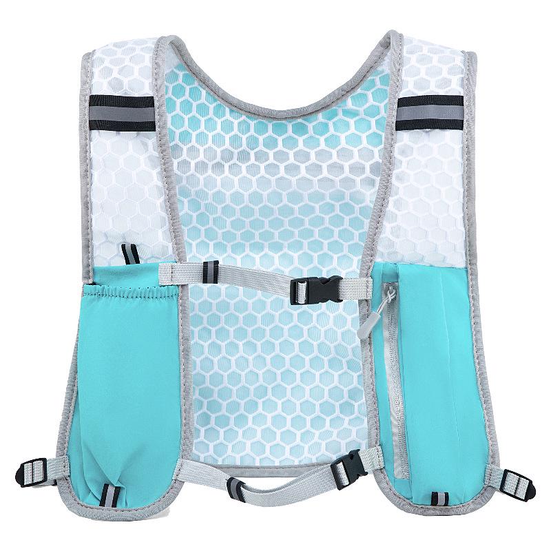 Lightweight Outdoor Mountaineering Vest with Phone Pocket for Running, Cycling, and Hiking - Includes Water Bottle Holder