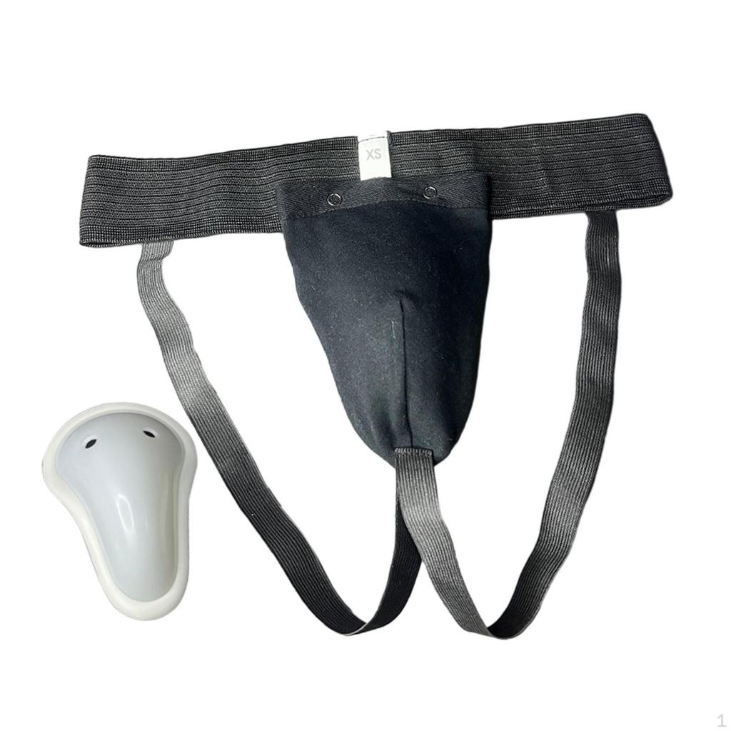 Mens Taekwondo Groin Protector Safe for Grappling Jockstrap Sanda Sparring