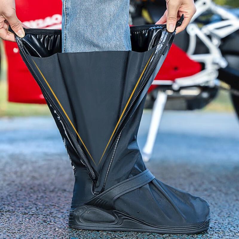 Unisex High-Top Waterproof Rain Shoe Covers