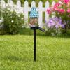 Mushroom Solar Lights, Mushroom House Statue, Fairy Cottage Garden Stake Lights, Waterproof Outdoor Landscape Lights for Yard Patio Lawn Pathway