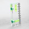 Magnetic Base Pocket Acrylic Check Bubble Level Tool Mini Level Tool Construction Tool with 90°/180° Level Bubbles