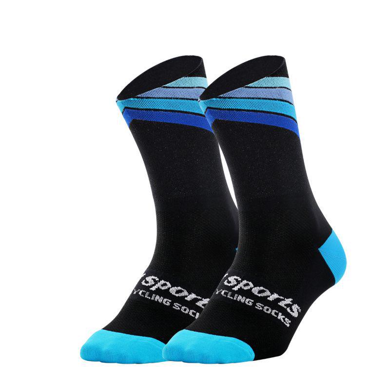 Breathable Mid-Calf Sports Socks for Cycling, Running, and Hiking: Moisture-Wicking, Casual, and Trendy