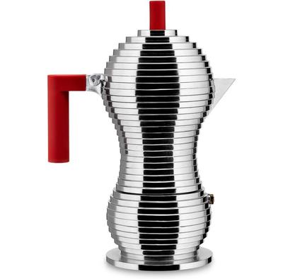 Alessi Pulcina Coffee Maker for 6 Cups Red (MDL02/6RFM)