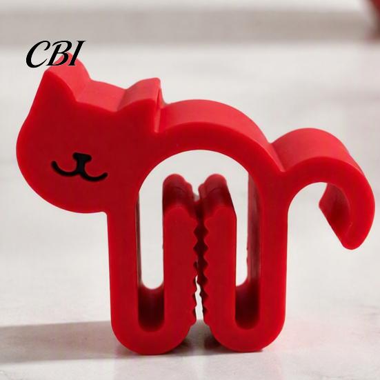 Food Bag Closing Tools 10Pcs 3D Printed Cat Sealing Clip, Snack Bread Chip Clips Seal Clamp, Multipurpose Sealer, Kitchen Gadgets Decorative Clip