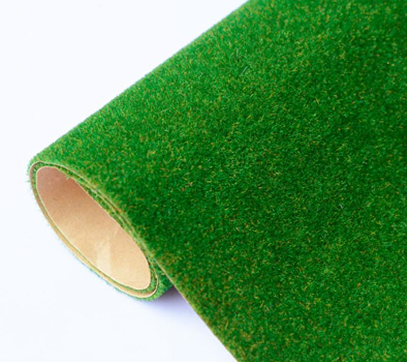 Grass Mat Green Artificial Lawns Turf Carpets Fake Sod Garden Moss Dollhouse Sence Model