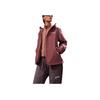 Adidas Womens Comfortable Soft 3 In 1 Hooded Jacket Women Jackets Soft-Deep-Red JY4793