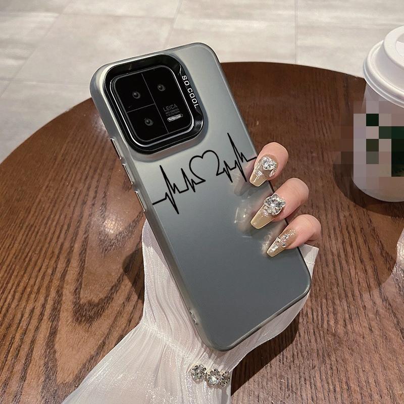 

Чохол Heart Line для iPhone 16 Samsung A55 A35 S24 FE Xiaomi Redmi Note 13 Pro 14C A3 Huawei Honor 200 Протиударний бампер для телефону Повне покриття проти подряпин Honor X7b