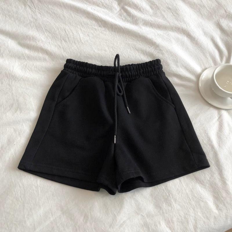 Women's High-Waist Casual Sports Shorts - Slimming, Elastic, Versatile Summer Wear