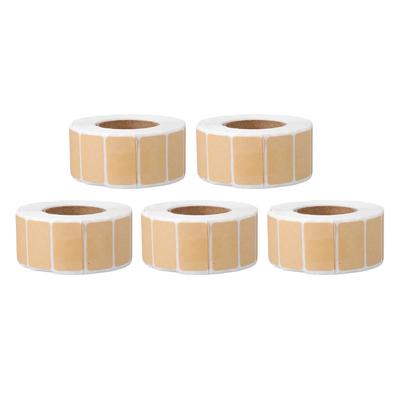 4000Pcs Kraft Brown Labels Writable Vintage Blank Self Adhesive Stickers for Mason Jars Bottles Gift Wrapping Food