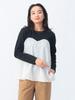 TEE Switching PO BLACK ONE SIZE [Beams Heart] L/S g/Bustier Women's