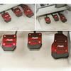 Red Non-Slip Manual Gas Brake Foot Pedal Pad Cover Car Accessories Parts 3Pcs US