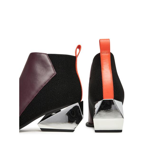 United Nude Ricky Mid Ankle Boots 1095092316 Burgundy