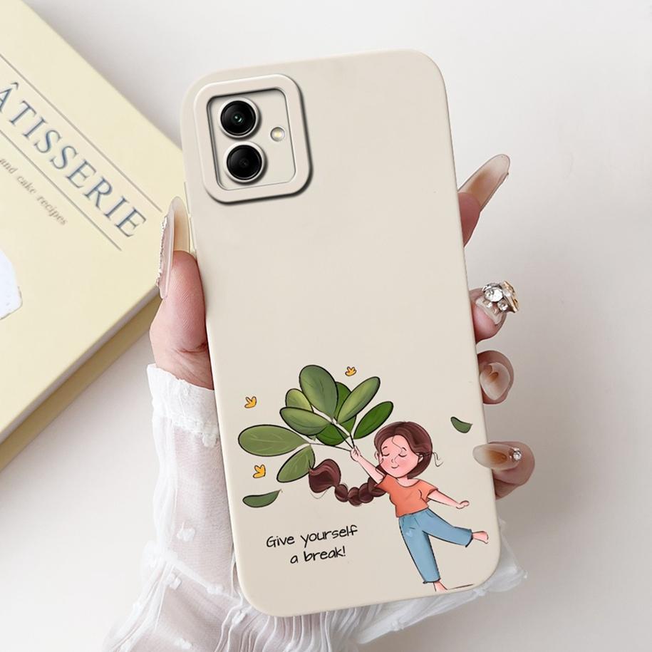 Shockproof Cover For Samsung Galaxy A05 A05s M05 Case New Fashion Flower Soft Silicone Phone Shell For Samsung A05 SM-A055F Capa