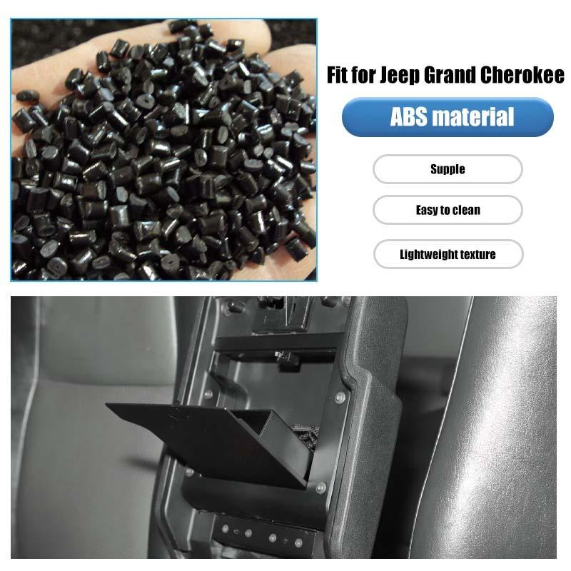 Car Armrest Storage Box Organizer ABS Plastic Container For Jeep Grand Cherokee 2007-2010 Interior Stowing Tidying Accessories