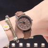 Elegant Female Wristwatch With Classic Glass Face And Decorative Function For Teens