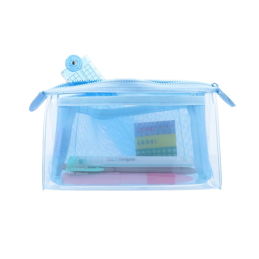 Sunstar Stationery Clear Pouch Mitte Nemophila Blue S2334836