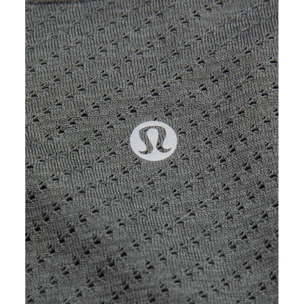 Lululemon Swiftly Open Hole V Neck Long sleeVe Shirt Onyx Grey Onyx Grey