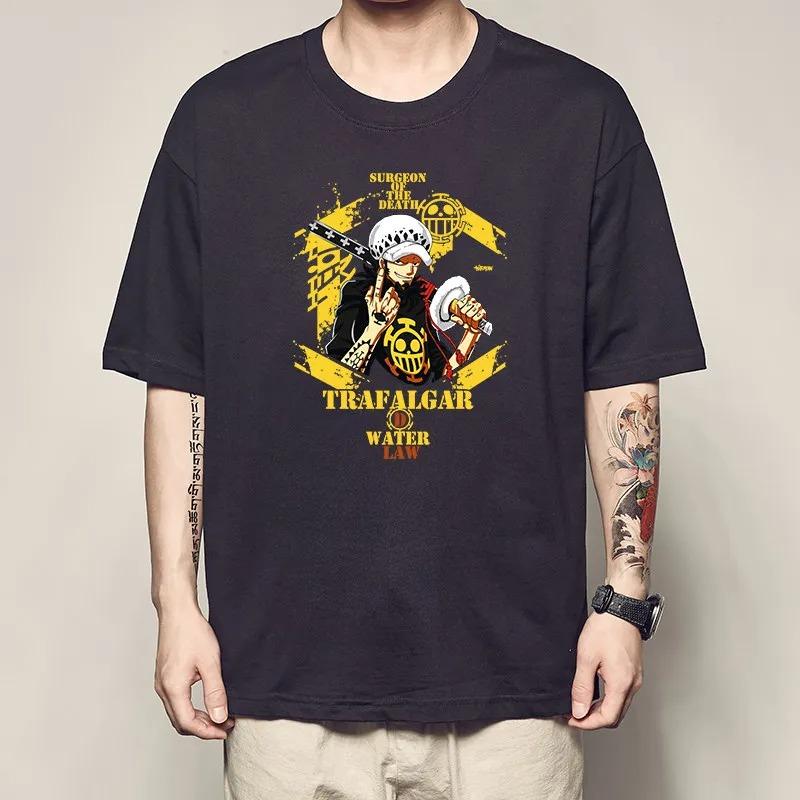 One Piece Anime Character Print Tshirt for Adults Kids Luffy Zoro Ace Cartoon Tee for Men Women Children
