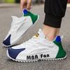 Herr Casual Sportskor Andningsbara Lätta Sneakers Utomhus Mesh Vita Löparskor Atletiska Jogging Tennisskor Promenadskor