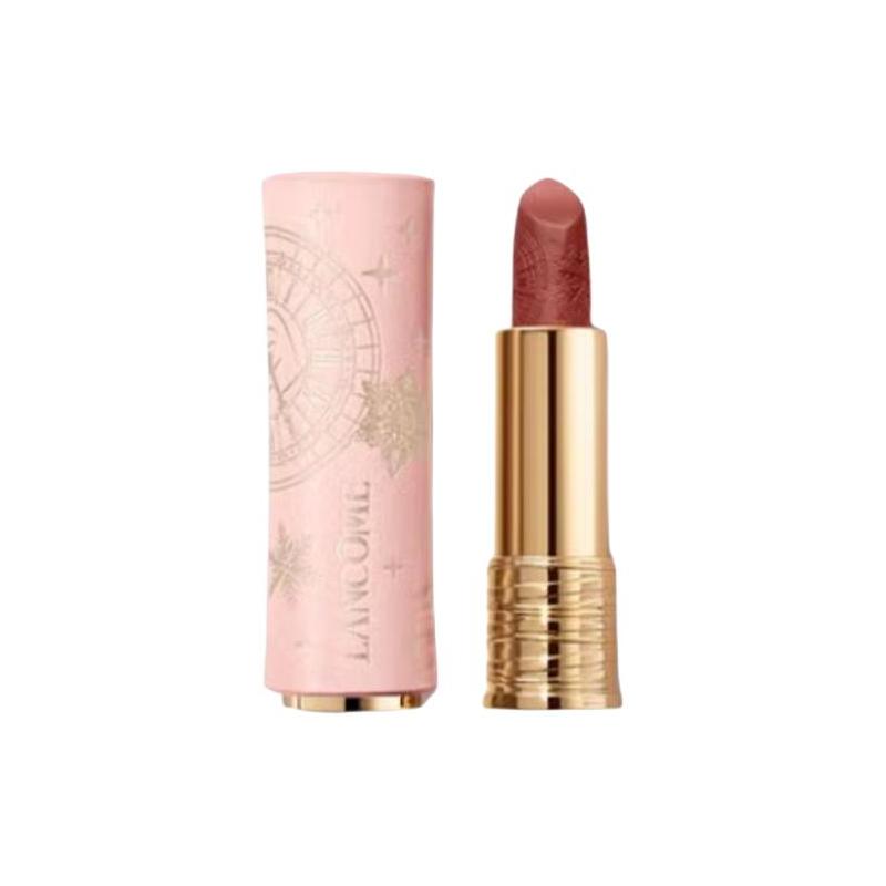 Lancôme lipstick 2025 Christmas Limited Edition Jing Chun Xiaoman Waist 90th Anniversary Happy Postmark Matte #296 Addicted Red [Happy Postmark]