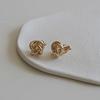 _FF25 Gold Twisted Earrings