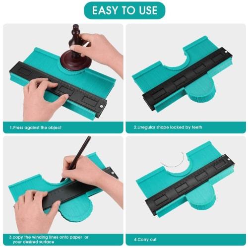 250mm Contour Gauge, Measuring Tool, Green